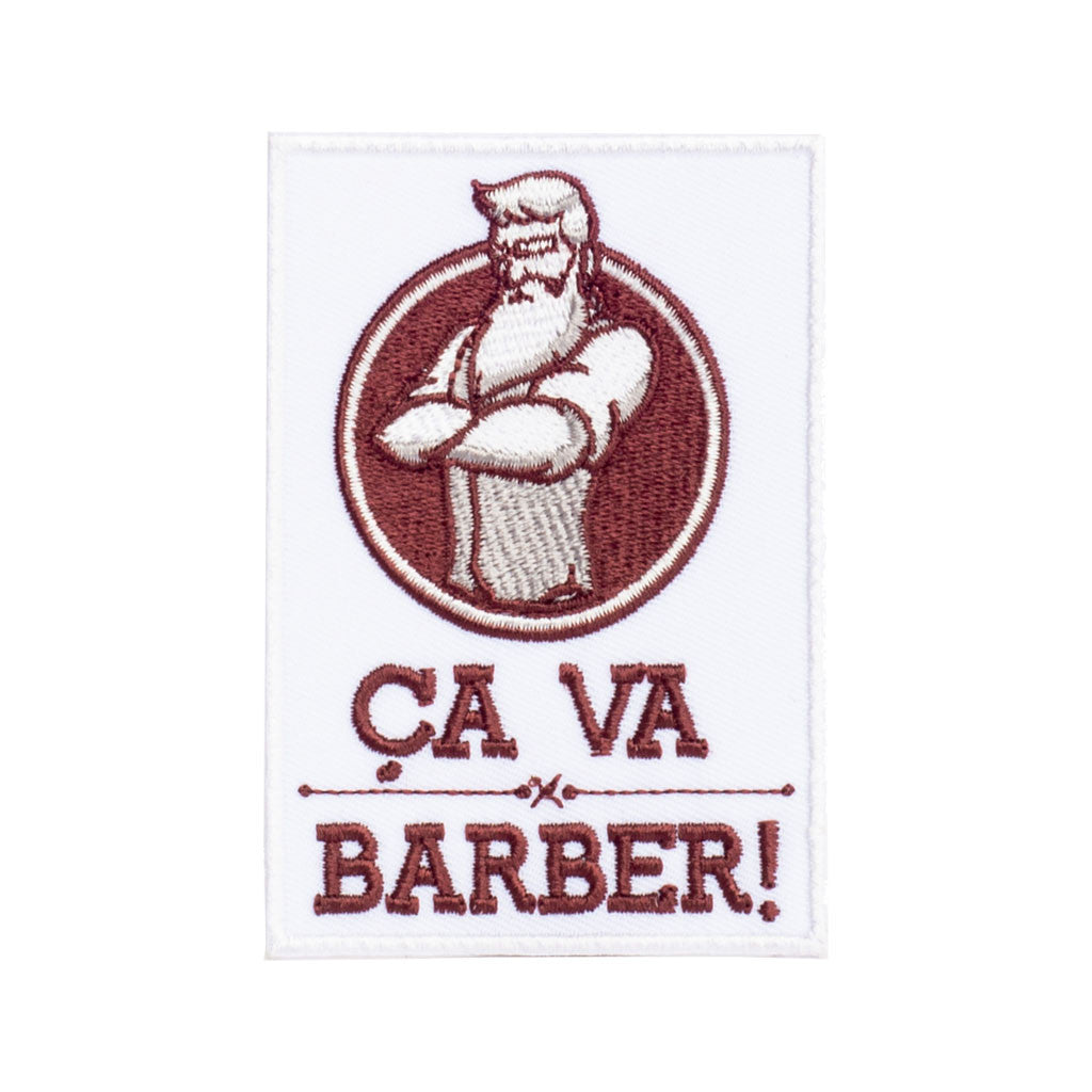 Patch thermocollant "ÇA VA BARBER !"